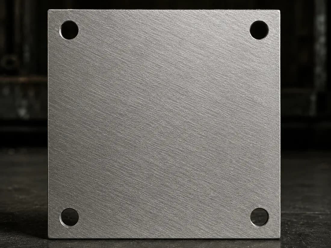 Clean metal surface after rust removal